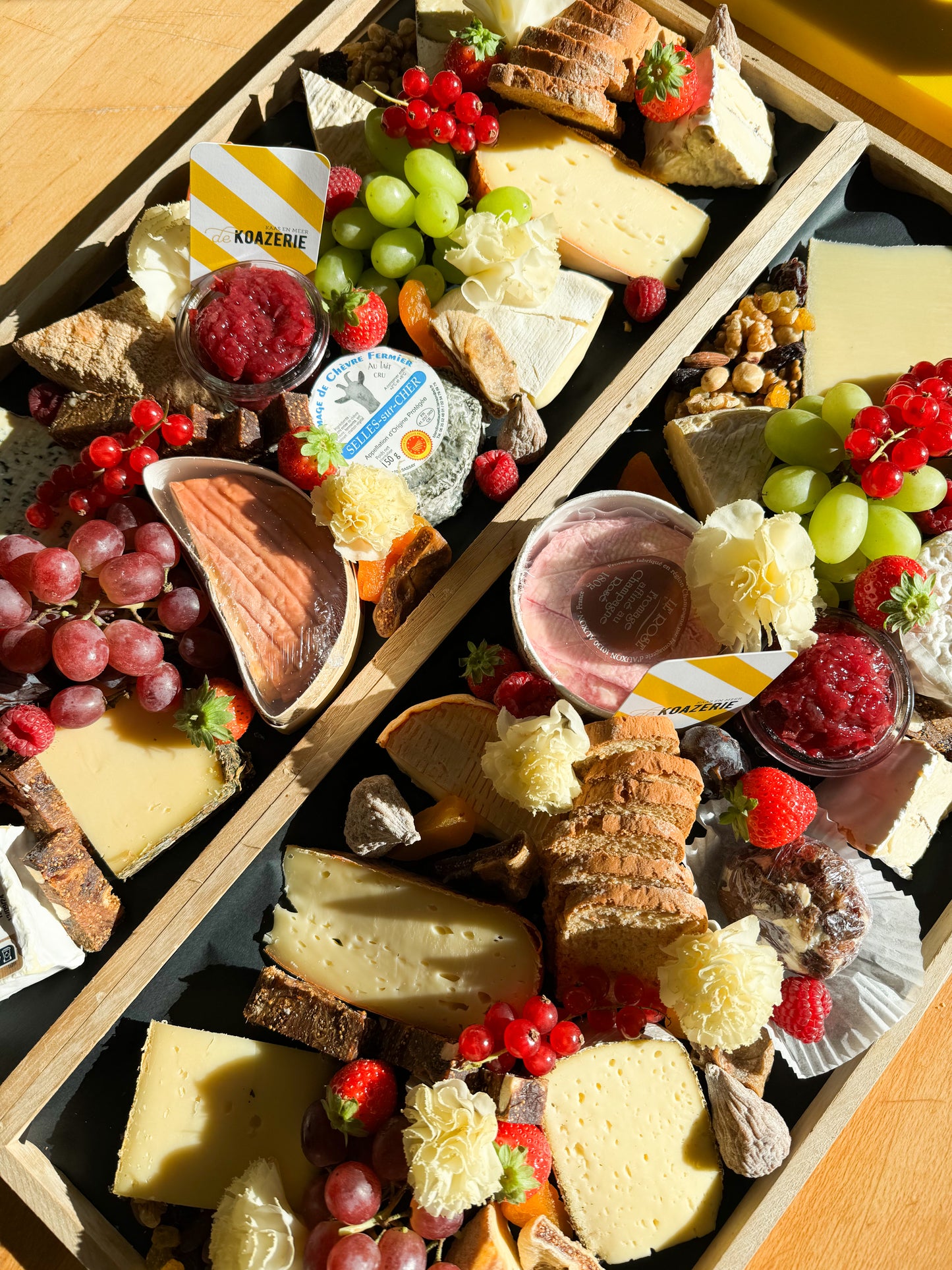 Feestfolder: Kaasplank