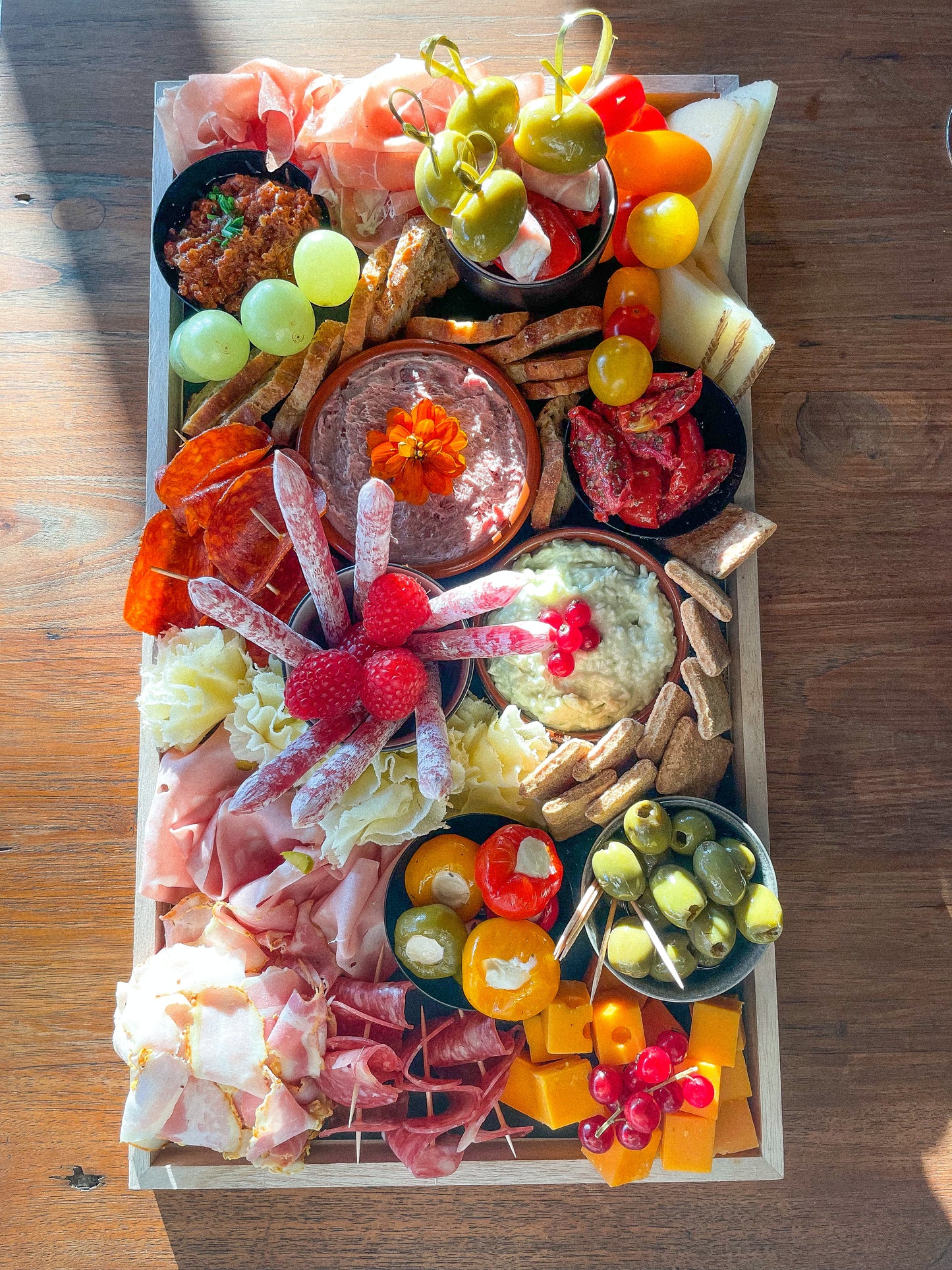 Tapasplank als aperitief