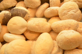 Mix broodjes (voor bij de kaas- en charcuterieplanken of raclette)